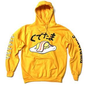 Gudetama Hoodie Sweatshirt Adult Womens Mens Size M Medium The Lazy Egg